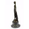 Image 5 : Young Flapper Bronze Sculpture on Marble base Statue