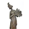 Image 2 : Feather Gown Bronze Sculpture on marble base Statue