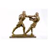 Image 9 : Muhammad Ali And Sonny Liston Second Round Fight Boxing Bronze Sculpture
