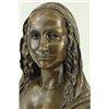 Image 2 : Mona Lisa Bronze Statue on Marble Base Sculpture