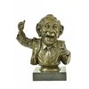 Image 1 : President George Bush Bronze Sculpture on marble base