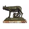 Image 1 : Romulus Bronze Sculpture With Rose Marble Base Figurine