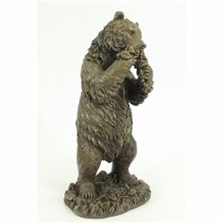 Bear Head Bust Bronze Sculpture animal edition Statue