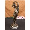Image 1 : Nude Woman With Grapes Bronze Statue