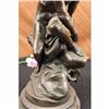 Image 3 : Mercury Bronze Statue On Marble Base Sculpture