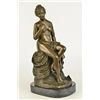 Image 4 : Nude Erotic Model Portrait Bronze Statue Marble Base