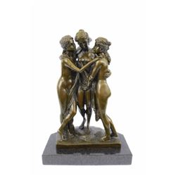 Antonia Canova three Graces Bronze Sculpture