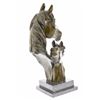 Image 5 : Beautiful BronzeTwo Horses Statue