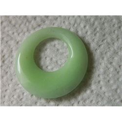 PENDANT -  CRAFTED JADE - 1 3/4" OUTSIDE DIAMETER
