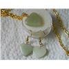 Image 2 : EARRINGS AND NECKLACE SET - SEMI-PRECIOUS STONES