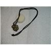 Image 3 : NECKLACE - ON ROPE - AUTHENTIC FOOLS GOLD NUGGET - WEIGHT ~20 GRAMS