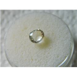 OVAL FACETTED TOPAZ-WHITE - ~1.5CT #1011