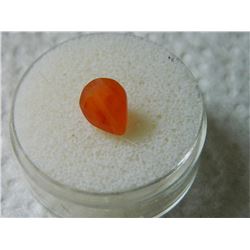 PEAR FACETED FIRE OPAL - 10.7 X 8.4 X 5.1mm