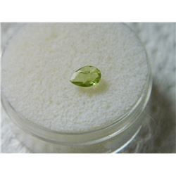 PEAR FACETTED PERIDOT - ~0.50CT #1002