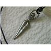 Image 4 : NECKLACE - NAKED LADY - NOT MARKED BUT BELIEVE IT TO BE SILVER - ON ROPE
