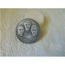 BULLION - 33.6 GRAM APOLLO 14 COMMEMORATIVE ROUND - 0.999 SILVER - ONLY 1000 MINTED -