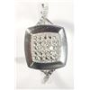 Image 2 : RING - STERLING SILVER DIAMOND RING (.2CT) - INSURANCE VALUE $997