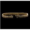 Image 3 : 14KT Yellow Gold 2.00ctw Diamond S-Link Style Bracelet