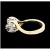 Image 3 : 14KT Two Tone Gold 0.70ctw Diamond Ring