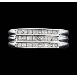 14KT White Gold Ladies 0.40ctw Diamond Ring