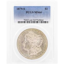 1879-S $1 Morgan Silver Dollar Coin PCGS MS64
