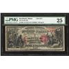 Image 1 : 1875 $5 National Bank of Rockland ME Currency Note PMG VF25