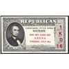 Image 1 : July 8th 1952 Republican National Convention Ticket