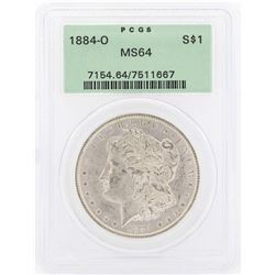 1884-O $1 Morgan Silver Dollar Coin PCGS MS64