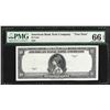 Image 1 : 1929 American Bank Note Company Test Note 10 Units PMG Gem Uncirculated 66EPQ