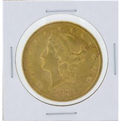 1879-S $20 Liberty Head Double Eagle Gold Coin