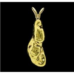 3.1 Gram Gold Nugget Pendant