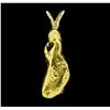 Image 2 : 3.1 Gram Gold Nugget Pendant