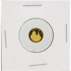 2001 $25 Liberia Jean D'Arc Proof Gold Coin