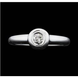 14KT White Gold Ladies 0.18ct Diamond Ring