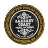 Image 1 : .999 Silver Barbary Coast Las Vegas, Nevada $10 Casino Limted Edition Gaming Tok
