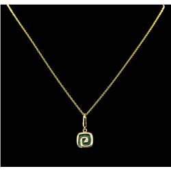 Bulgari 18KT Yellow Gold Ladies Pendant with Chain