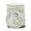 Image 1 : Roll of (20) 1948 Brilliant Uncirculated Franklin Half Dollar Coins