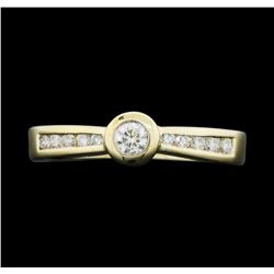 14KT Yellow Gold Ladies 0.40ctw Diamond Ring