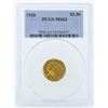 Image 1 : 1926 $2 1/2 Indian Head Quarter Eagle Gold Coin PCGS MS62