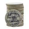Image 2 : Roll of (20) 1954-D Brilliant Uncirculated Franklin Half Dollars