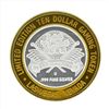 Image 2 : .999 Silver Las Vegas Club $10 Casino Gaming Token Limited Edition