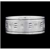 Image 1 : 14KT White Gold Men's Band