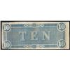 Image 2 : 1864 $10 The Confederate States of America Note