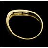 Image 3 : 14KT Yellow Gold 0.35ctw Diamond Ring