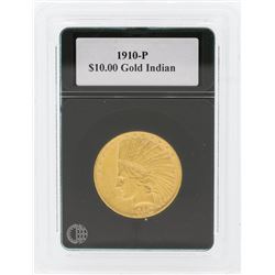 1910-P $10 Indian Head Eagle Gold Coin