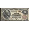 Image 1 : 1885 $5 Brown Back National Bank of Commerce Note CH# 733