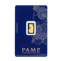 Suisse 2.5g Fine Gold Swiss Pamp Gold Bar