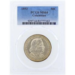 1893 Columbian Centennial Commemorative Half Dollar Coin PCGS MS64