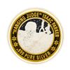 Image 2 : .999 Silver Hanging Judge Isaac Parker $10 Casino Gaming Token Limited Edition
