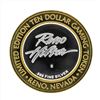 Image 1 : .999 Silver Reno Hilton $10 Casino Gaming Token Limited Edition